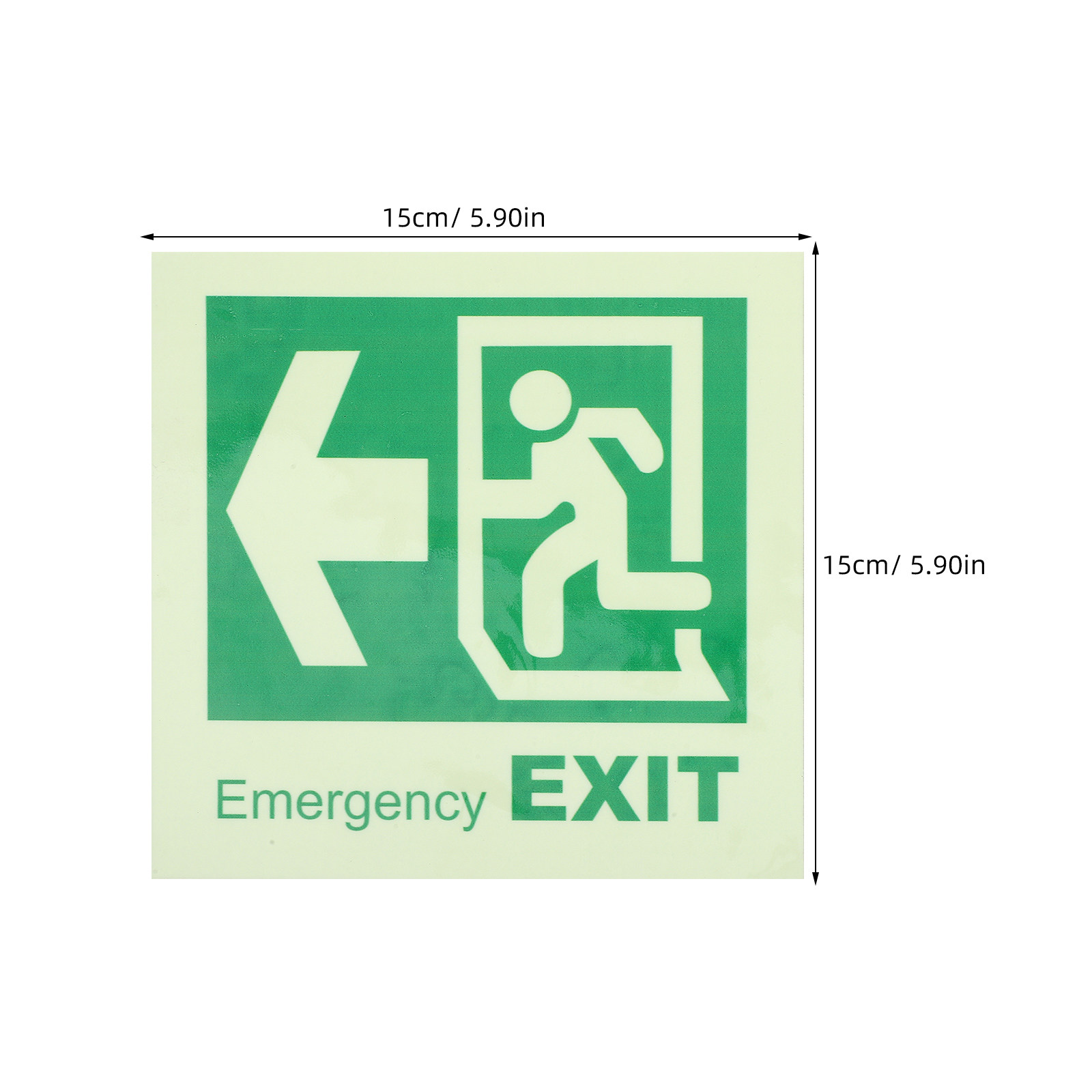 Leuchtender Selbstklebender No – Emergency Exit Sign Bewertung und Preis