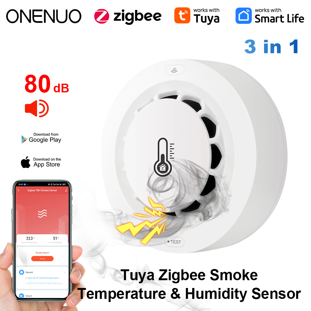 Tuya Zigbee BT Zwei Verbindung – Smoke Detector Interconnected Bewertung und Preis